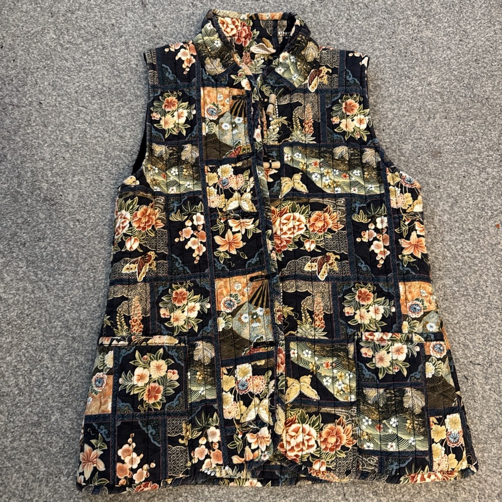 Fritz Floral Quilted Vest
